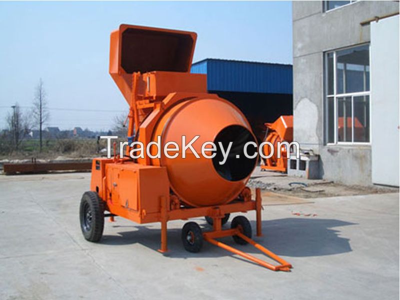 JZR350 Diesel Hydraulic Mobile Drum Concrete Mixer