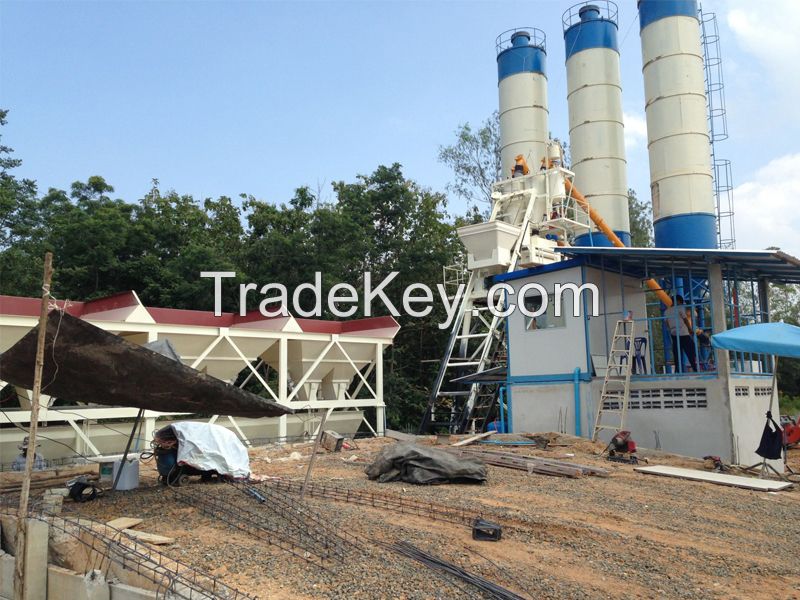 China HZS25 Minrui Stationary Concrete Batching Plant