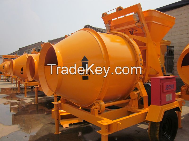 Minrui Group JZC350 Mobile Drum Concrete Mixer