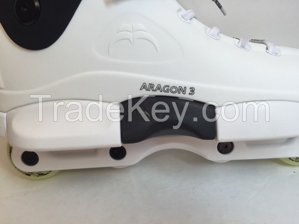 Razors Aragon 3 Aggressive InLine Skates us 13 eu 47 uk 12 Jug Liner White Black 