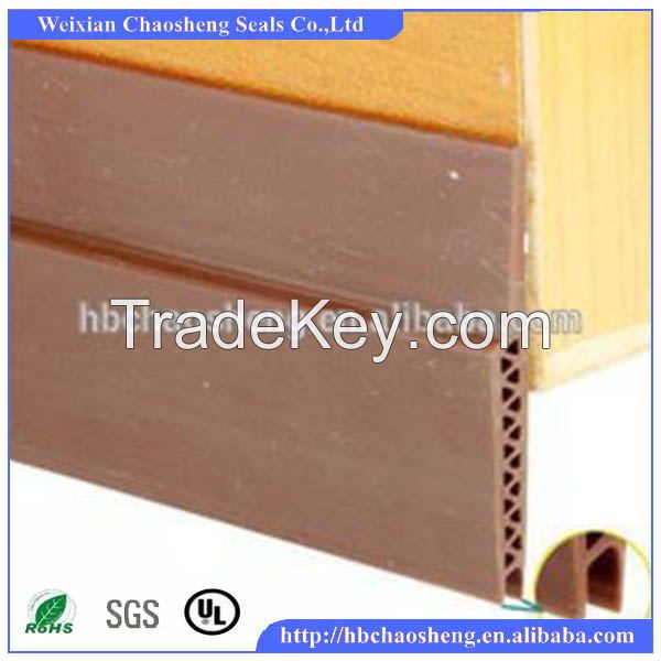  PVC extruded rubber seals strip for wood door