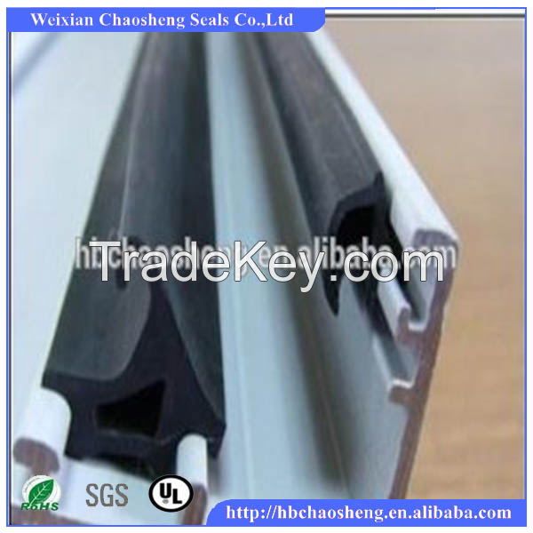  PVC extruded rubber seals strip for wood door