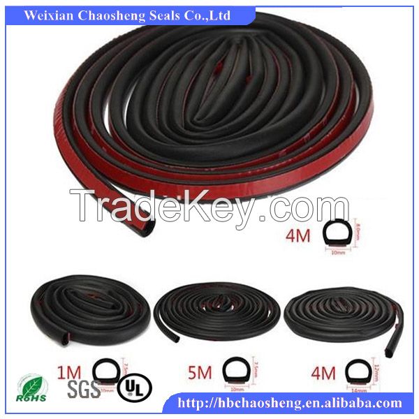 EPDM sponge 3M self adhesive rubber seal strip