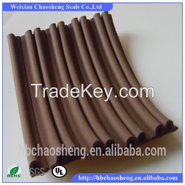 P type wooden door rubber seals