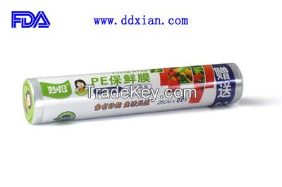 PE Food Grade Cling Film for Keep Food Fresh.