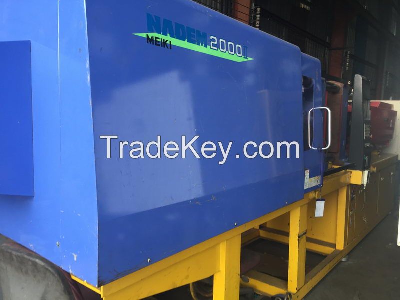 Used plastic injection molding machine: MEIKI 200T