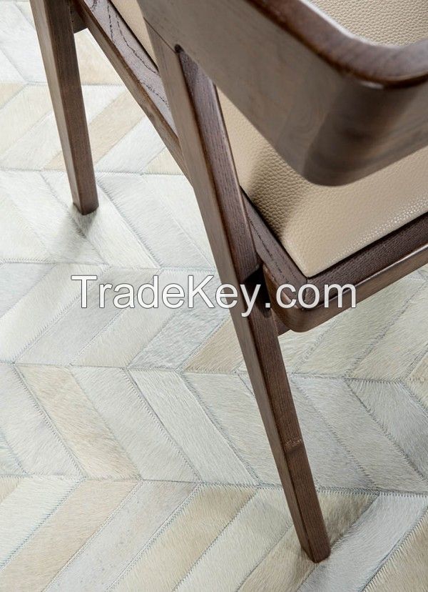 Smoked Chevron Rug