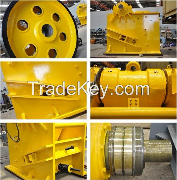 High capacity jaw crusher