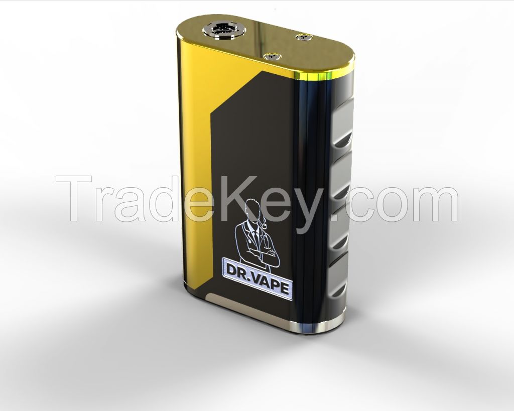 New Design Dr vapeThunder X 220 watts Temperatur control box Mod with crystal box packing