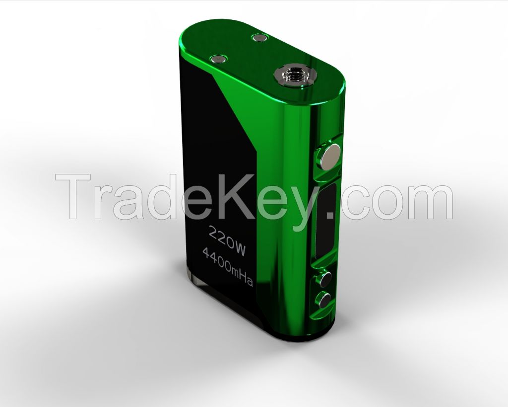 New Design Dr vapeThunder X 220 watts Temperatur control box Mod with crystal box packing