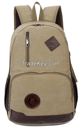 Wholesale retro canvas backpack