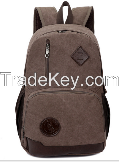 Wholesale retro canvas backpack