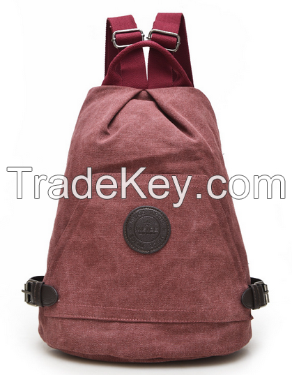 wholesale retro canvas computer backpack