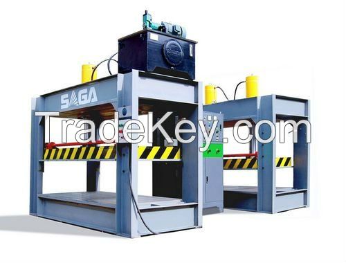 High frequency plywood curving press machine for chair shaping