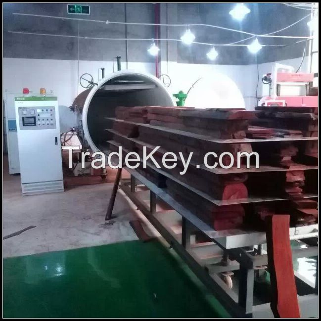 High frequency furniture wood drying machine with vacuum condition