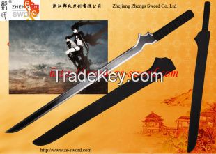 cartoon & anime BLACK ROCK SHOOTER cosplay Kuroi Mato steel sword