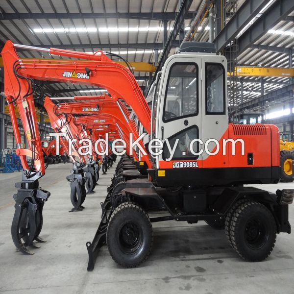 7.5t wheel excavator,JINGONG,JGM 9085L,FOR SALE