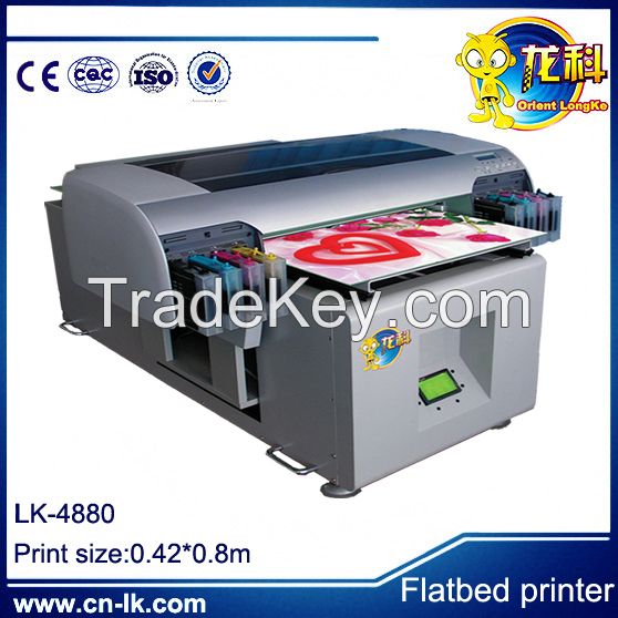 Inkjet printer A2 UV LED flat surface printer printing acrylic