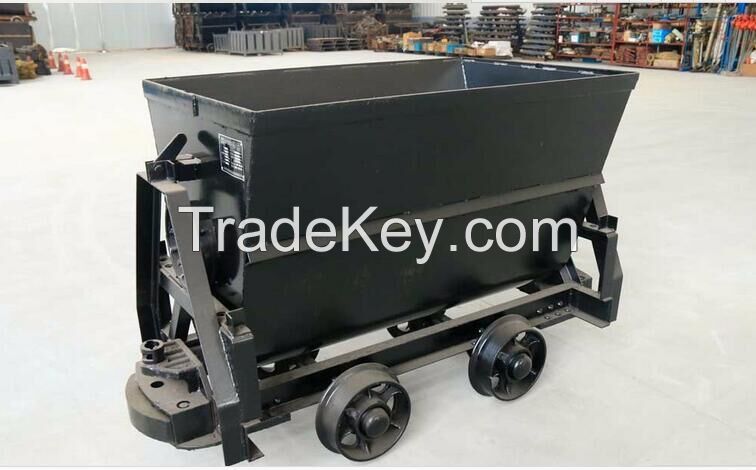 Bucket -tipping Mine Car, Bucket-tipping Mine Rail Wagon,Rail Mine Wagon, Mining Ore Car,Coal Mining Car