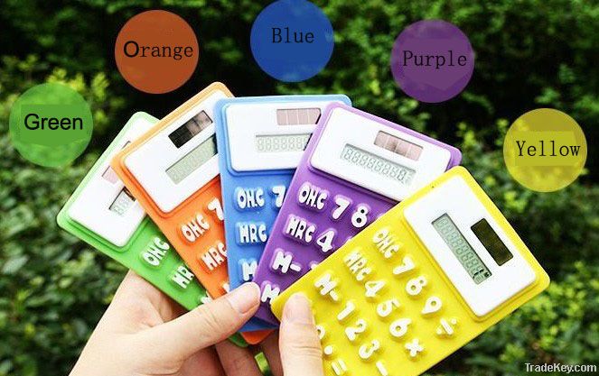 Silicone solar power calculator