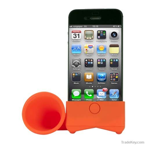 Silicone phone loudspeaker