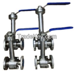 BALL VALVE, RF/150LB, A182-F316, LEVER, EXTENDED BONNET, 3/4&quot;