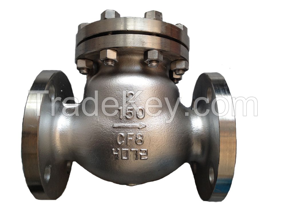 SWING CHECK VALVE 150LB CF8 2INCH