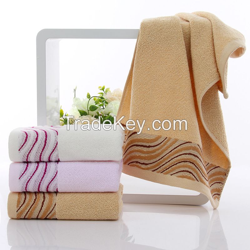 customized designs cotton terry hand towels made in china factory 