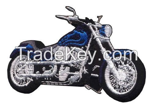 Fashion Motorbike Embroidery Patch