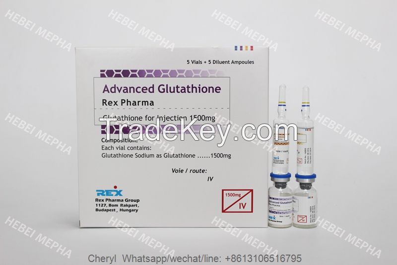 glutathione for injection 3000mg, fast whitening effect, no side effect