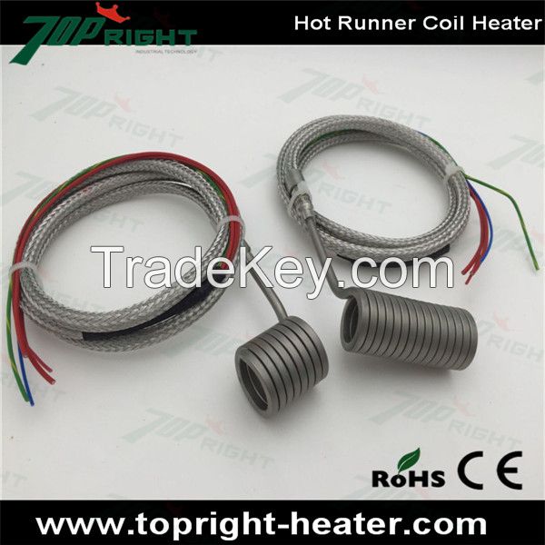 25mm Coils with J thermocouple for heating Coil Heater Hot Runner Heat