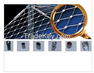 304/316(L) Hand woven 7*7, 7*19, 304, 316 stainless steel wire rope mesh