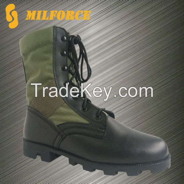 Pannama pattern rubber jungle boots hiking boots hunting boots security boots