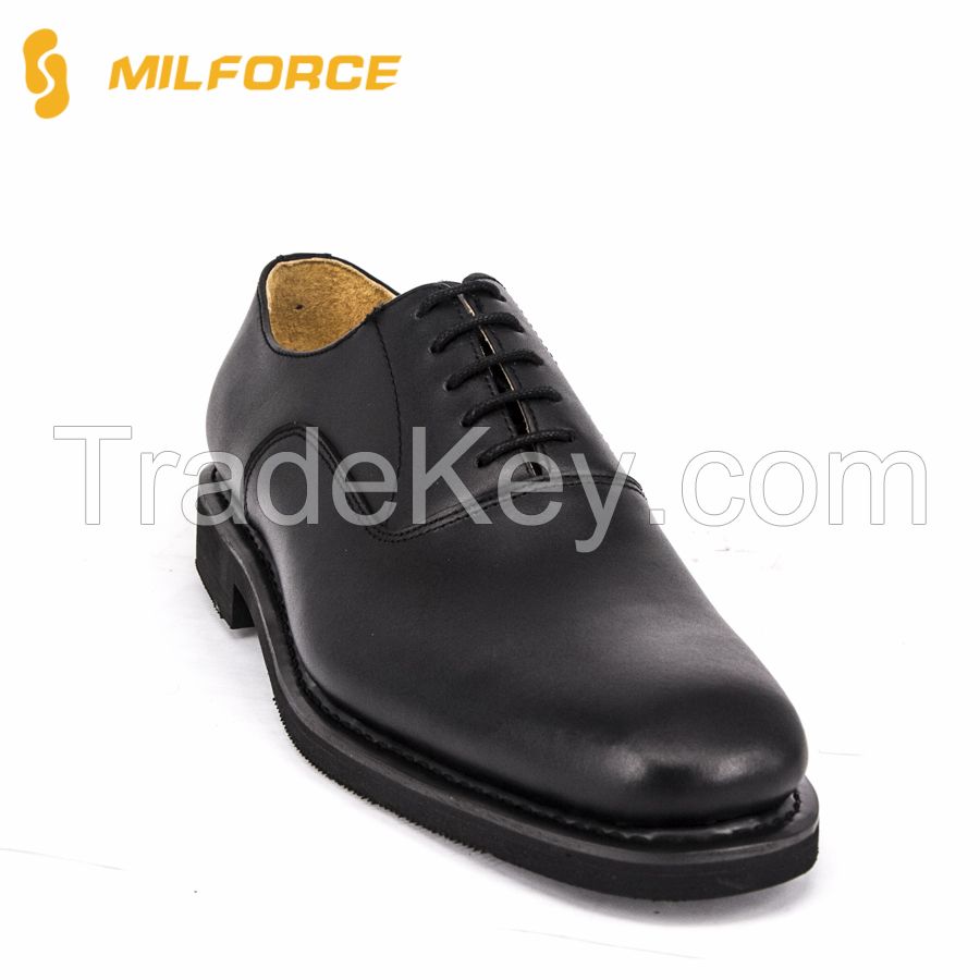 Police Men's Leather Uniform Shoes for Army