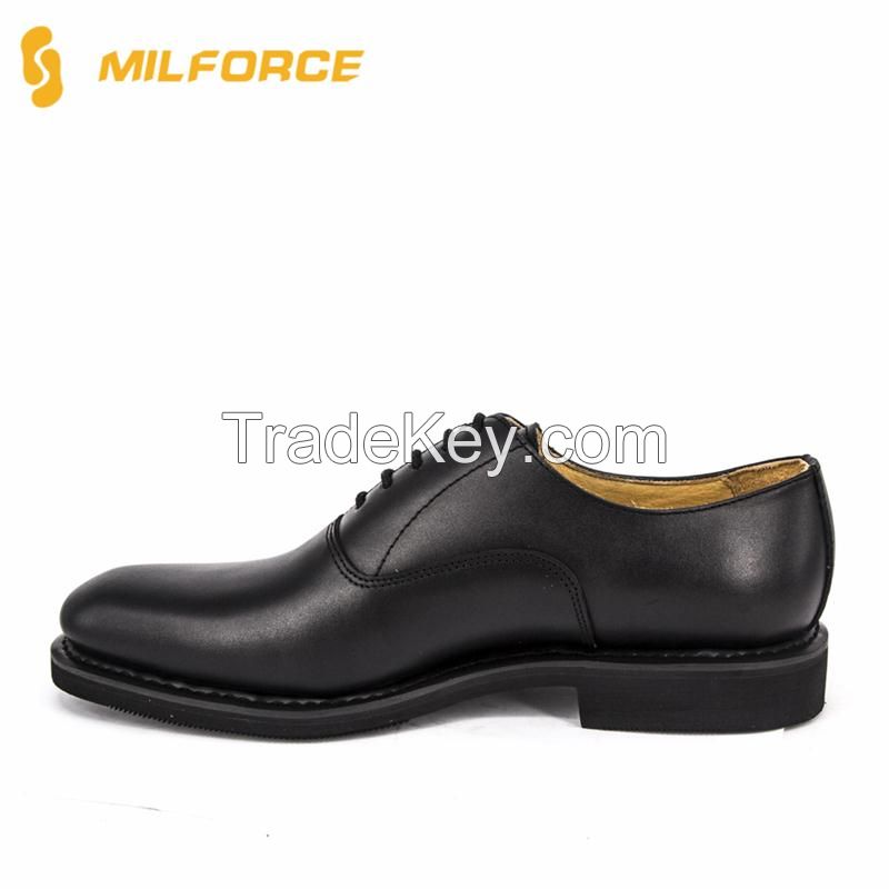 Police Men's Leather Uniform Shoes for Army