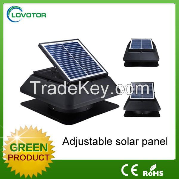 Solar attic fan for house