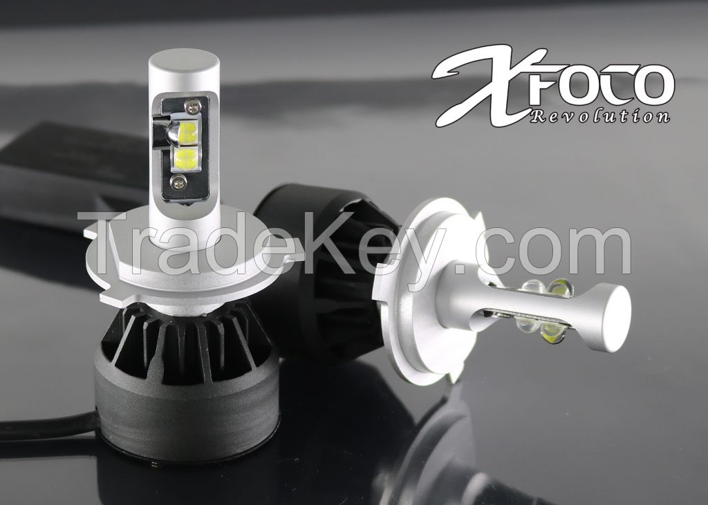 LED Headlights For Cars H4 Bulbs For Replacing Original Lamps