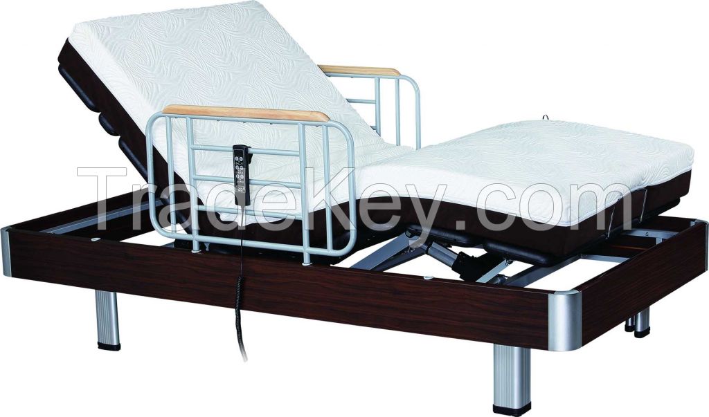 Multi-functional household electric-adjustable bed