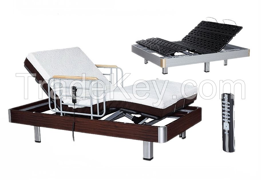 Multi-functional household electric-adjustable bed