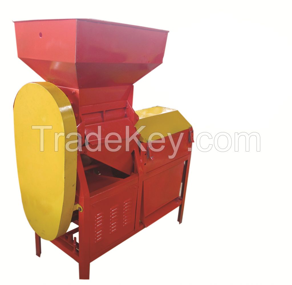 High quality electric gasoline diesel coffee pulper sheling peeling huller machine