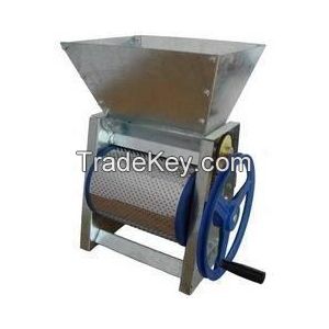 Manual hand coffee cocoa pulper peeling huller shelling machine