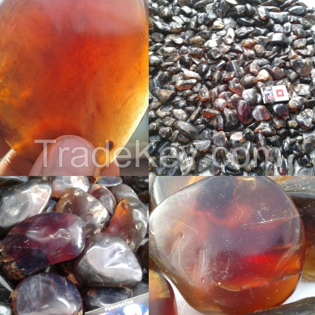 Red Amber Stone - Rough