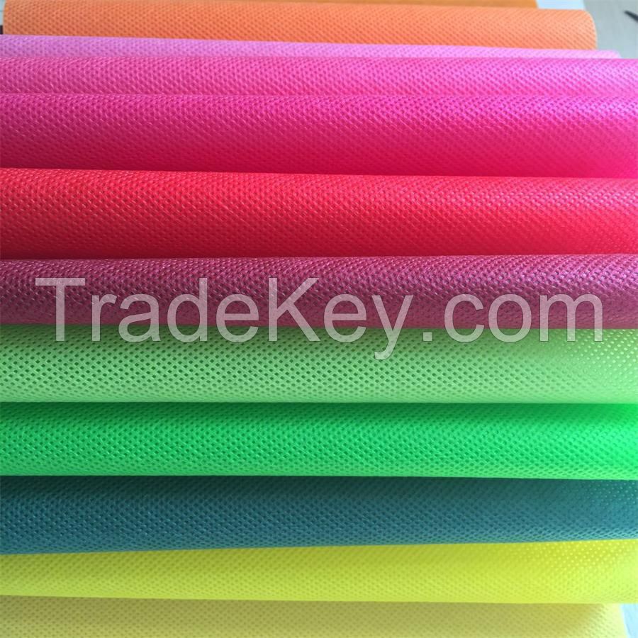 Free sample 100% pp spun bond non woven fabric roll for bag made in China