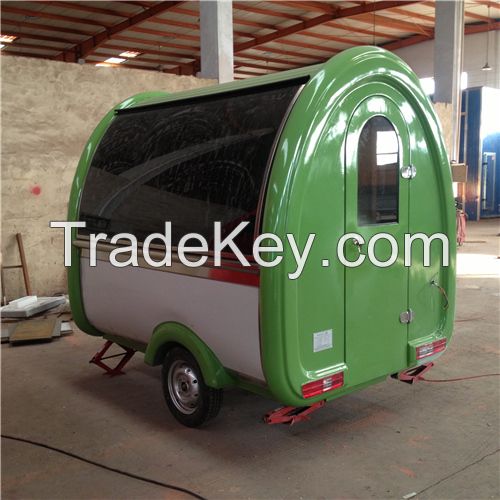 Colorful Mobile Food Vending Trailer