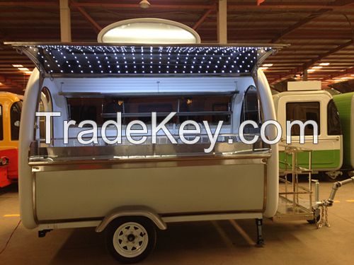 China Mobile Street Food Cart with LED Window