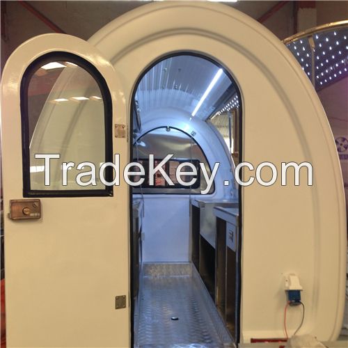 China Mobile Street Food Cart with LED Window