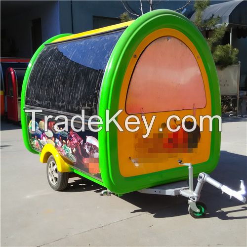 Customized BBQ Street Vending Mobile Food Cart