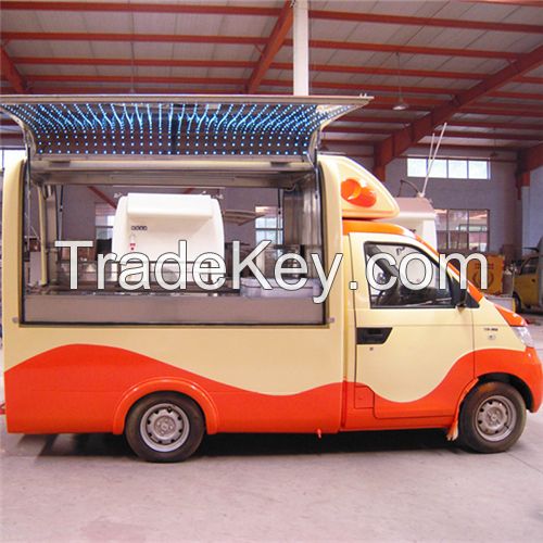 Gasoline vending food truck