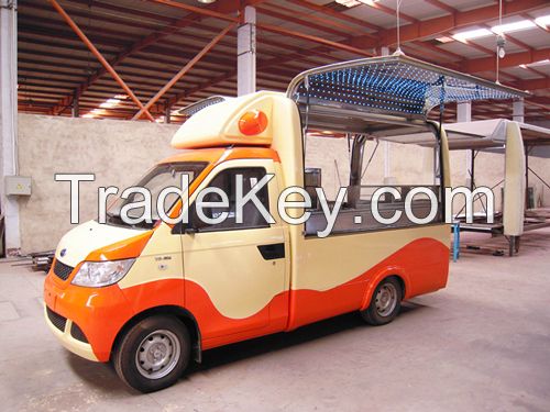 Gasoline vending food truck