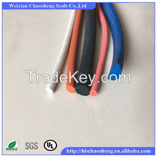 High temperature silicone rubber seals